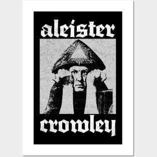 Aleister Crowley ††† Occultist Vintage-Style Design Posters and Art